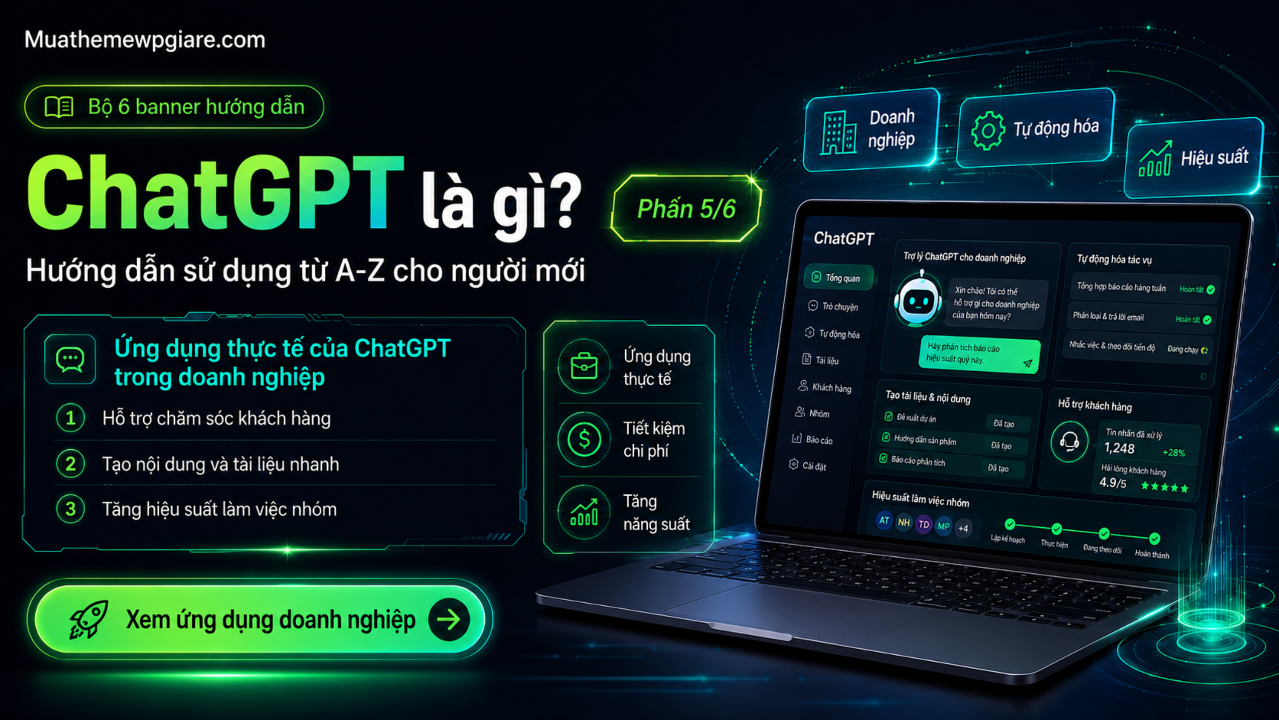 Ứng dụng thực tế của ChatGPT trong doanh nghiệp