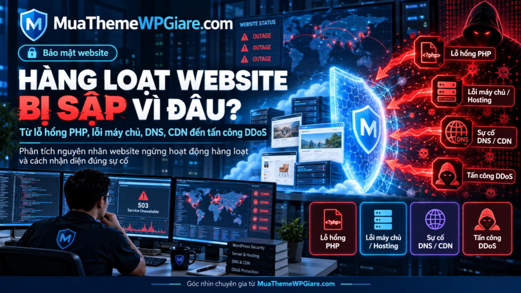 Hàng Loạt Website Bị Sập Vì Đâu? Sự Thật Đằng Sau Cuộc Khủng Hoảng Bảo Mật PHP Tháng 10/2026