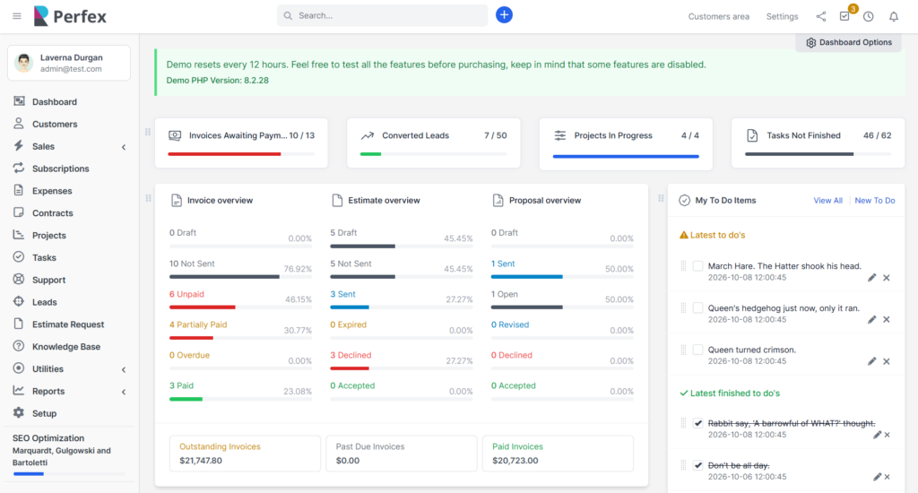 Sharecode Perfex CRM – Powerful Open Source CRM