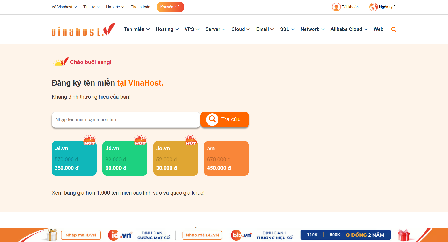 Top 10+ đơn vị cung cấp tên miền uy tín tại Việt Nam 12 top don vi cung cap ten mien uy tin tai viet nam 3 1